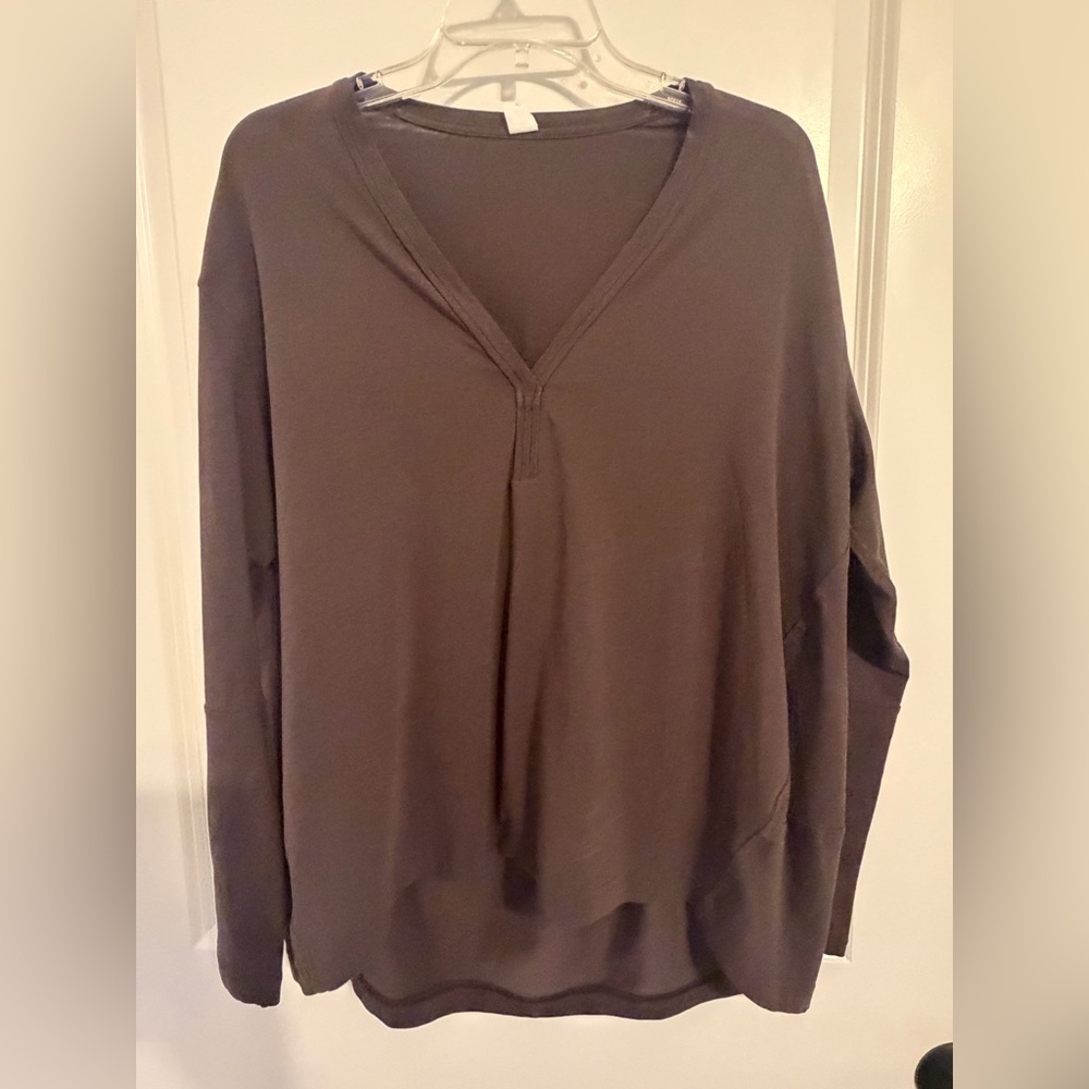 lululemon athletica Brown Long Sleeve Top